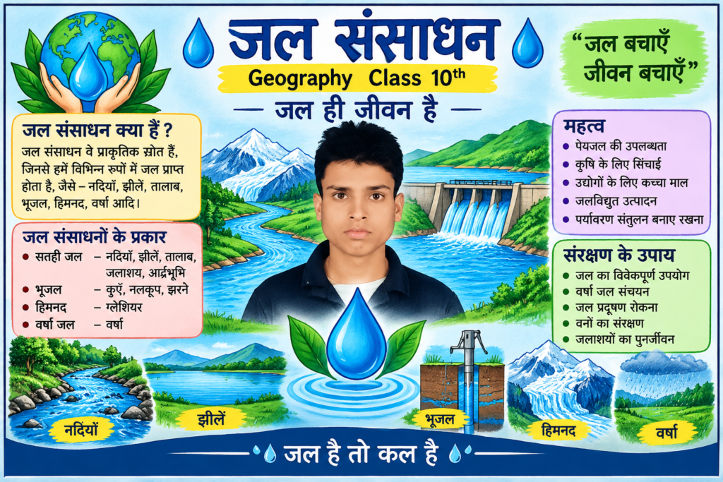 जल संसाधन Geography Class 10th